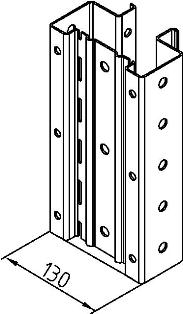 Стойка паллетного стеллажа РП 130