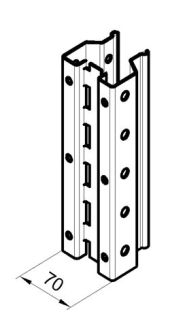 Стойка паллетного стеллажа РП 70